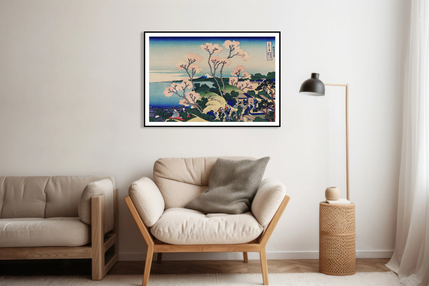 Plakat Goten-Yama Hill, Hokusai Japoński Vintage do Salonu