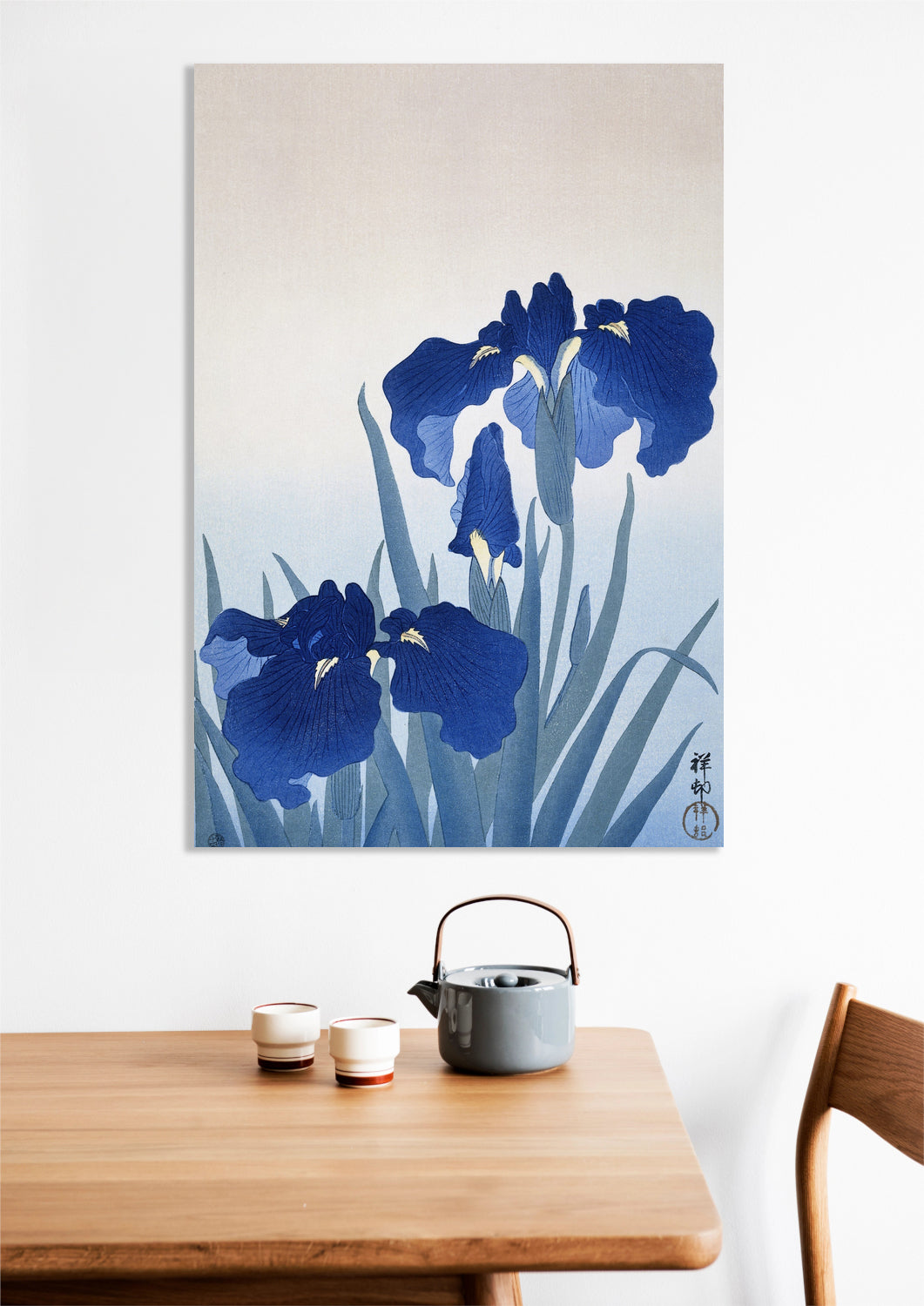 Obraz Iris Flowers, Koson Japoński Vintage do Salonu