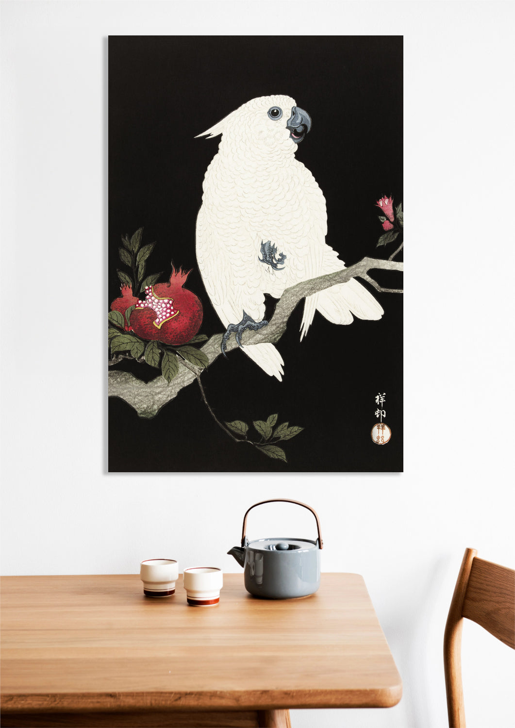 Obraz Cockatoo and Pomegranate 2, Koson Vintage do Salonu