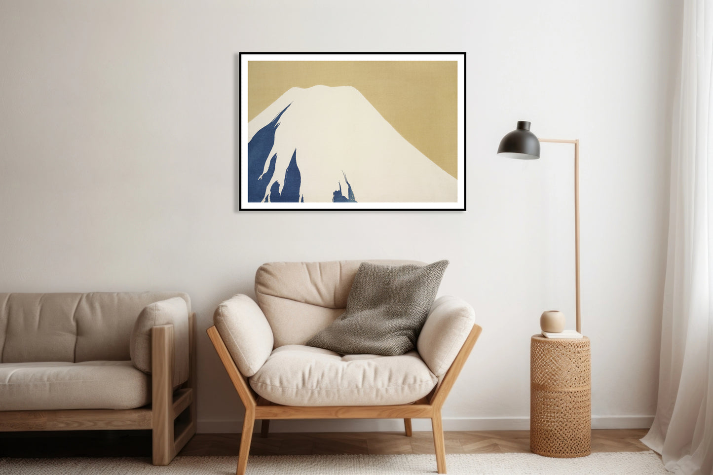 Plakat Mount Fuji, Sekka Japoński Vintage do Salonu