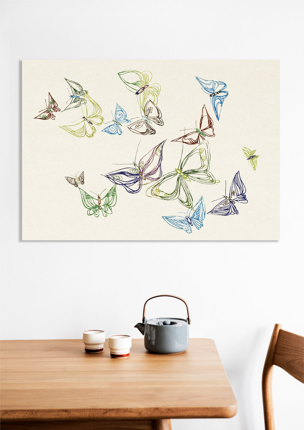 Obraz Butterfly 5, Sekka Japoński Vintage do Salonu