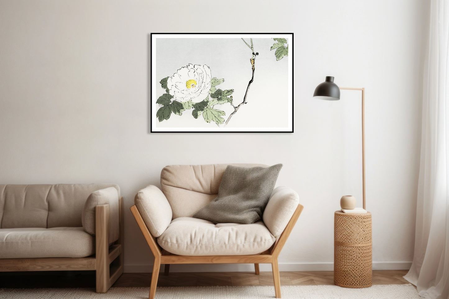 Plakat Blossomed Flower, Seitei Japoński Vintage