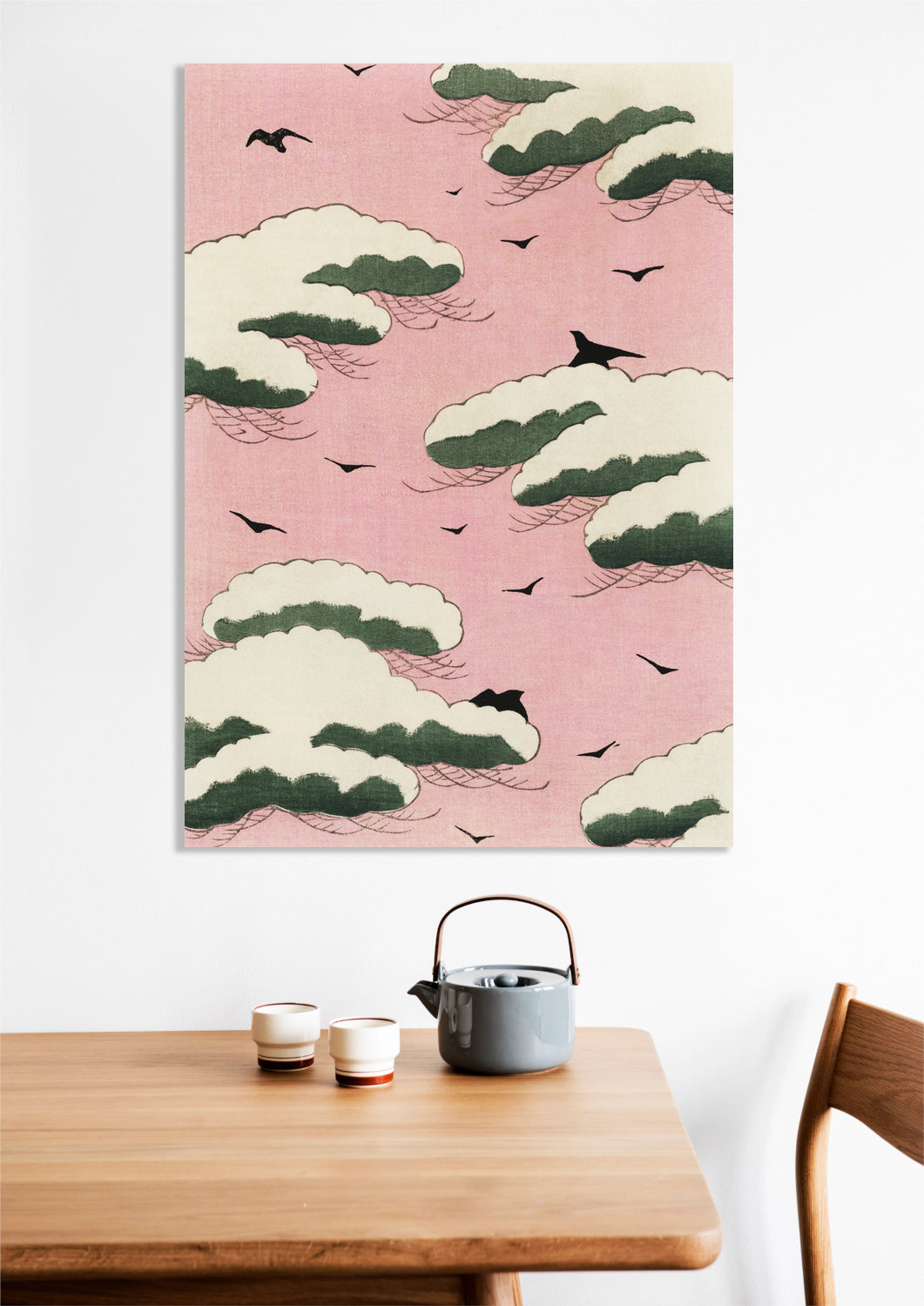 Obraz Pink Sky, Bijutsukai Japoński Vintage do Salonu
