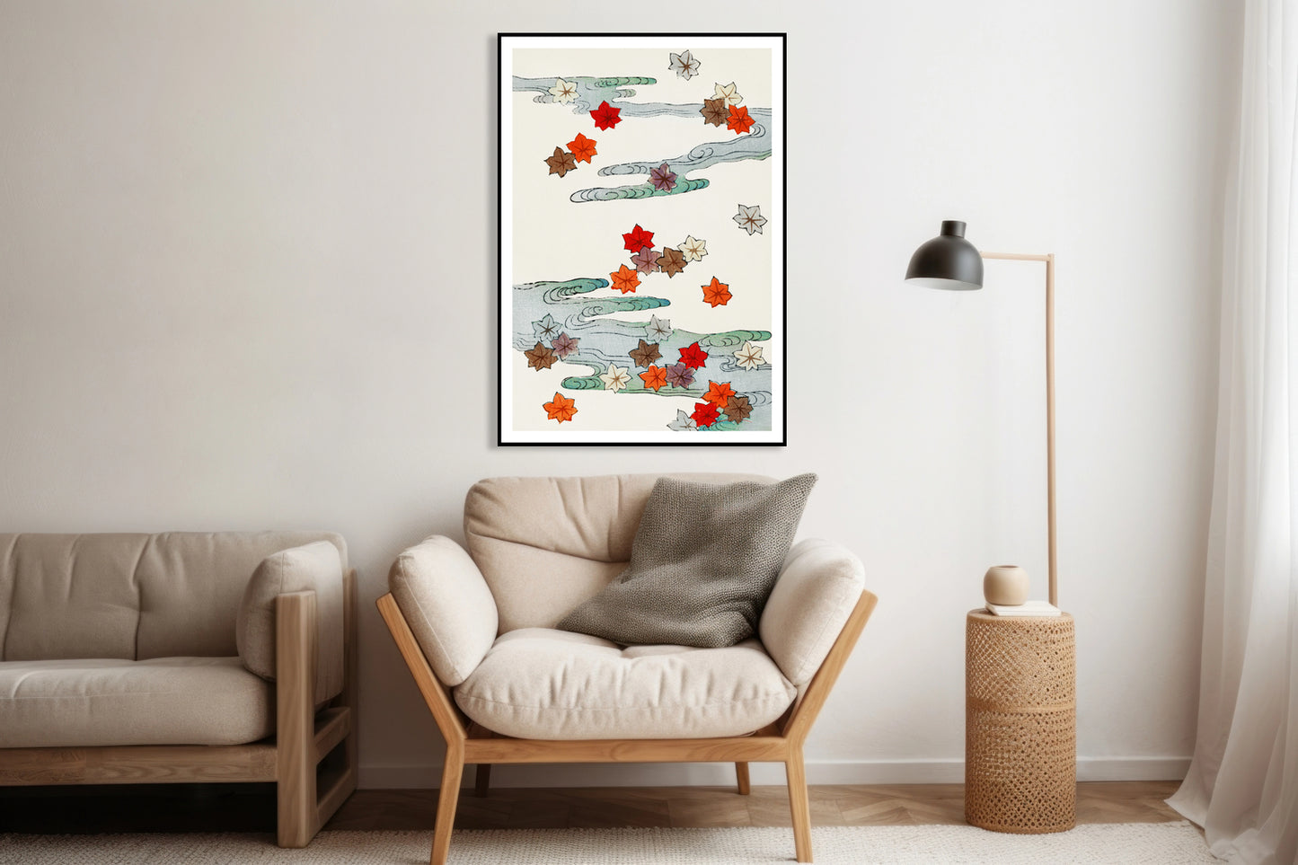Plakat Autumn, Bijutsukai Japoński Vintage do Salonu