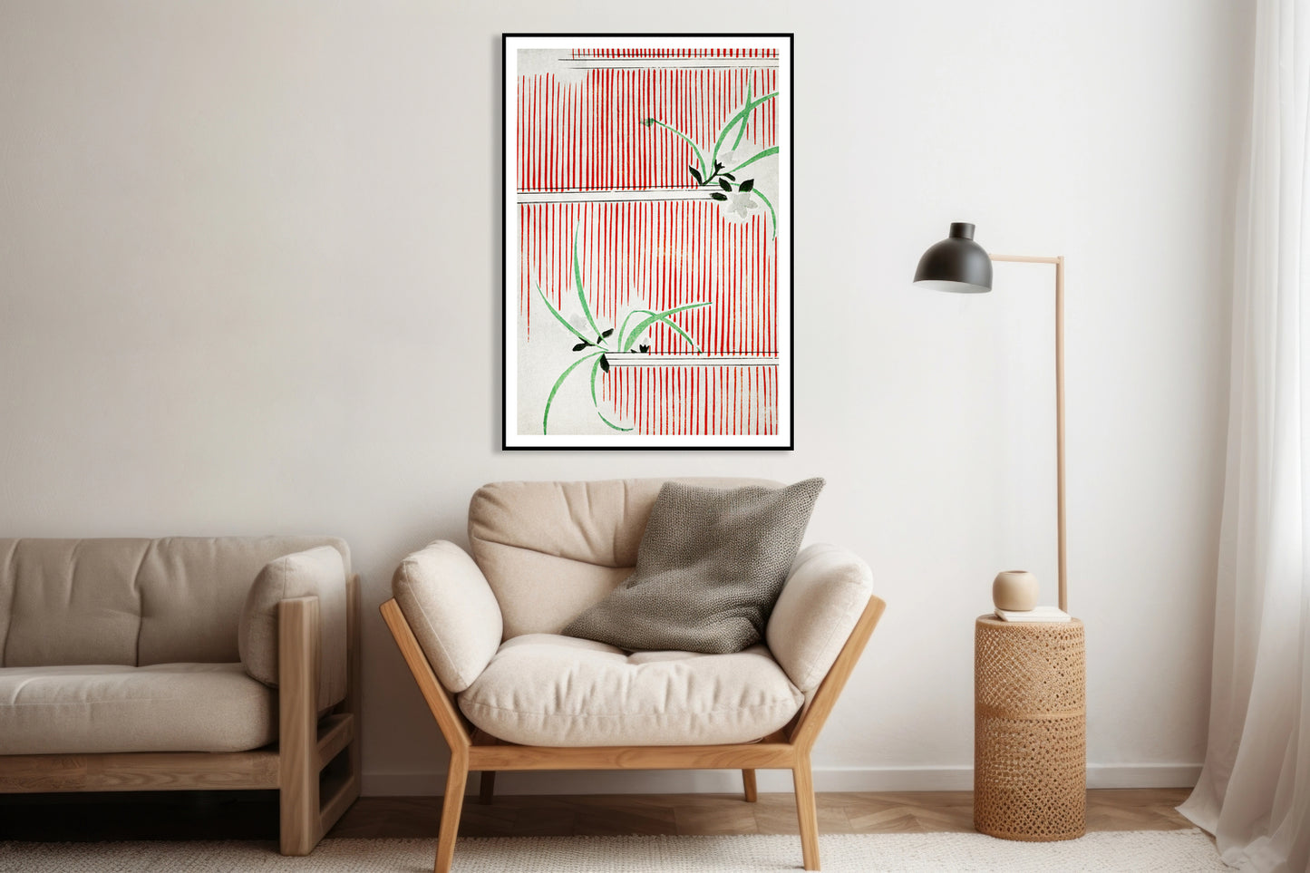 Plakat Morning Glory, Bijutsukai Japoński Vintage
