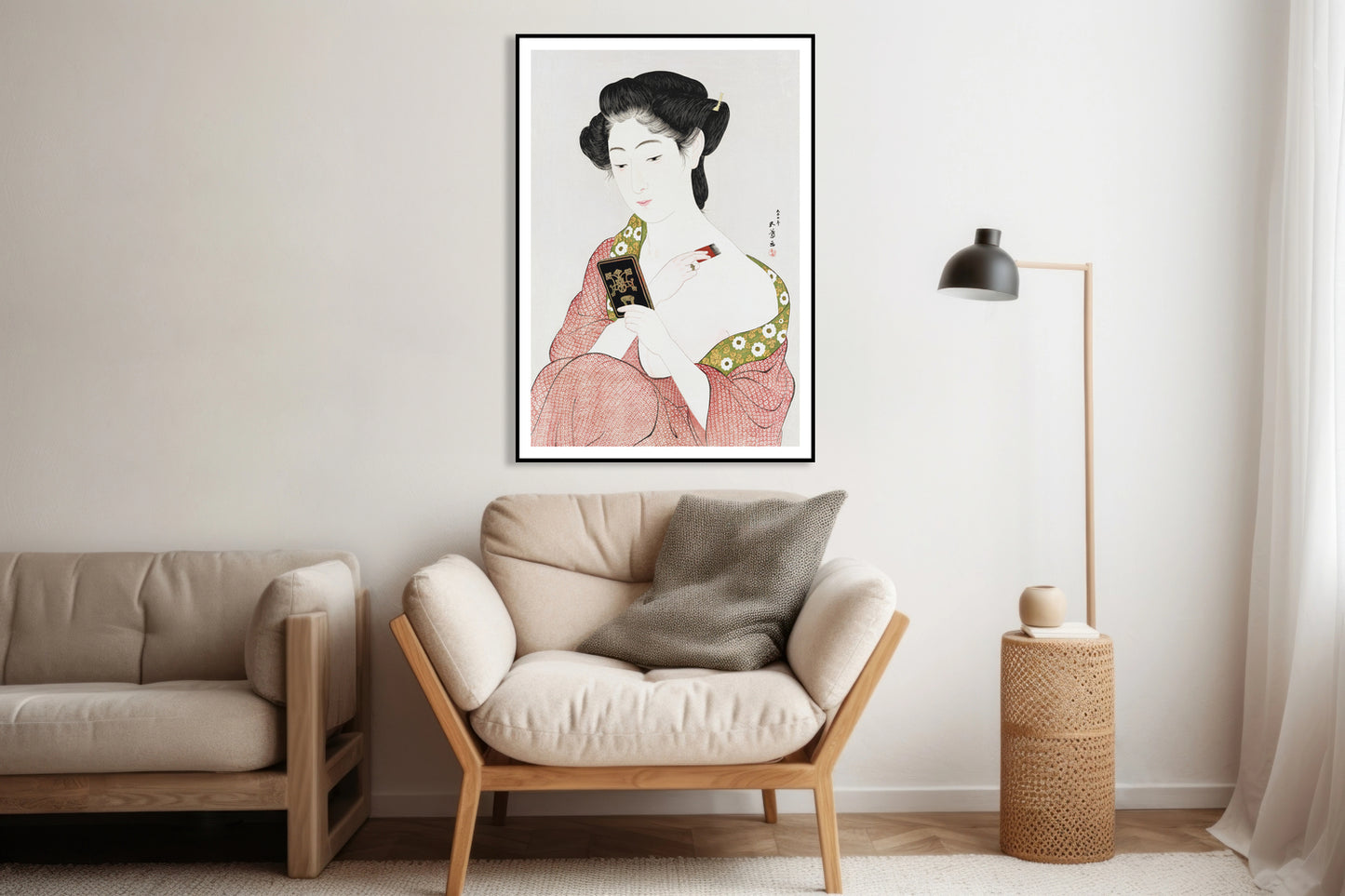 Plakat Woman 2, Hashiguchi Japoński Vintage