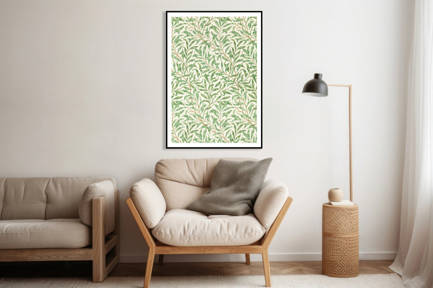 Plakat Willow Pattern 2, Morris Vintage do Salonu