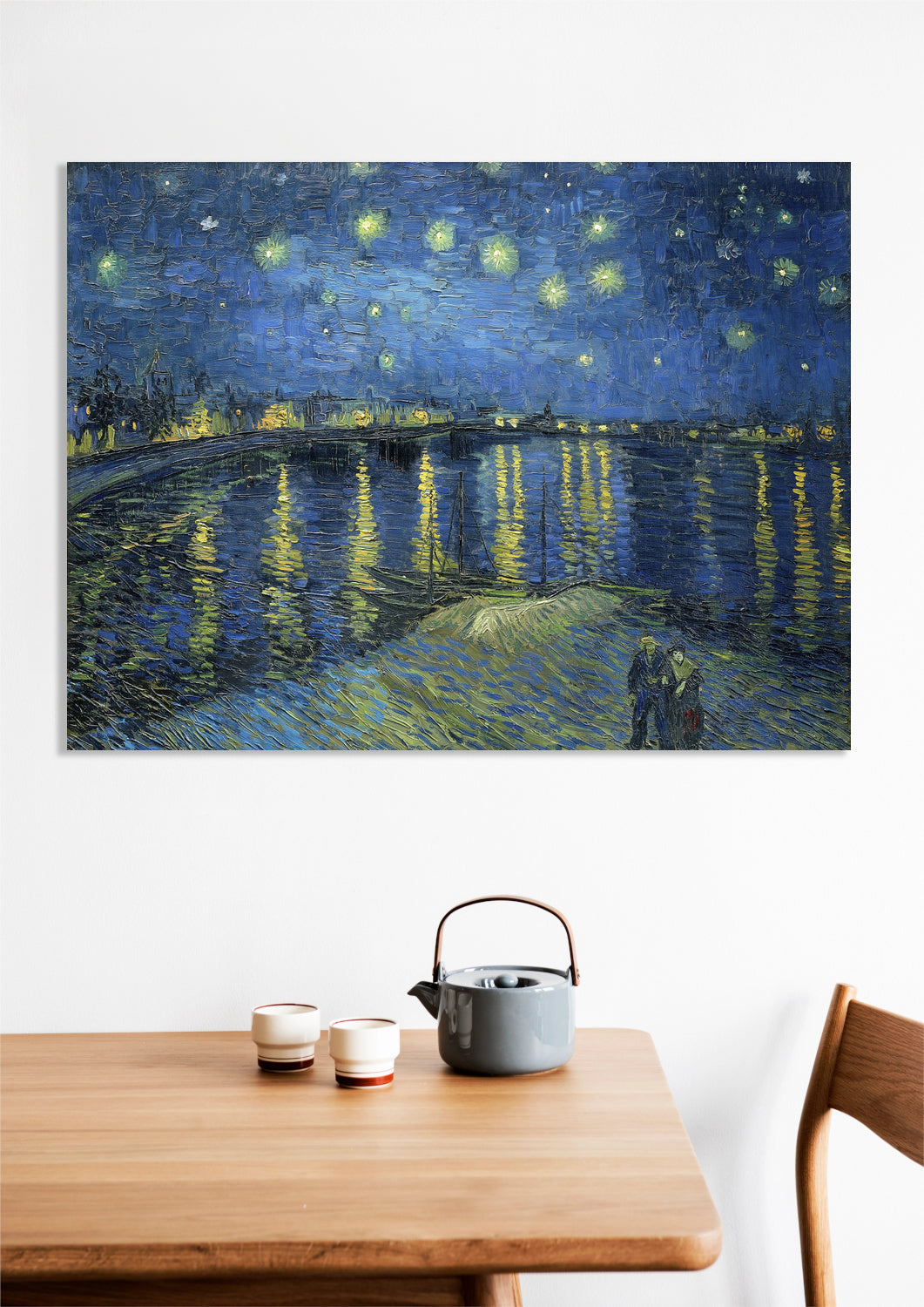Obraz Gwiaździsta Noc nad Rodanem, Van Gogh Vintage