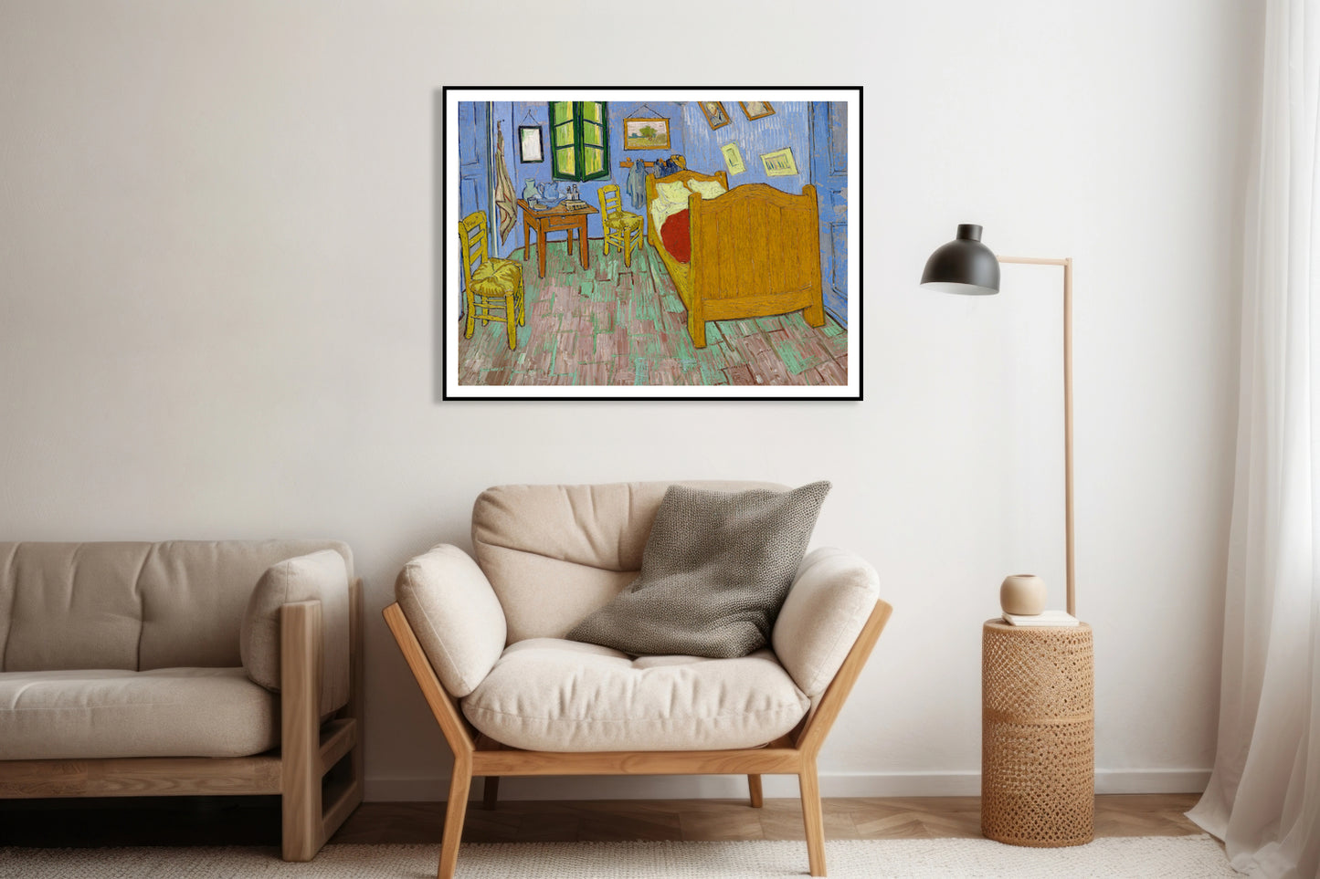 Plakat The Bedroom, Van Gogh Vintage do Salonu