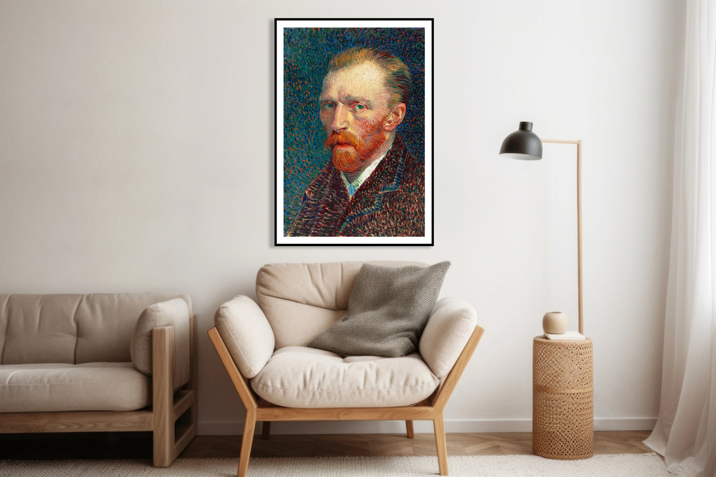 Plakat Self-Portrait, Van Gogh Vintage do Salonu