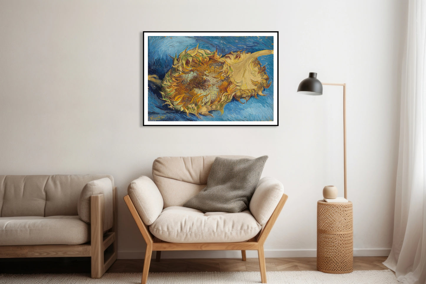 Plakat Sunflowers, Van Gogh Vintage do Salonu