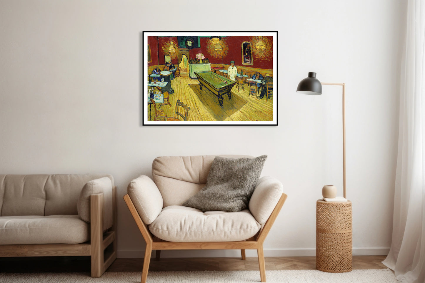 Plakat The Night Café, Van Gogh Vintage do Salonu