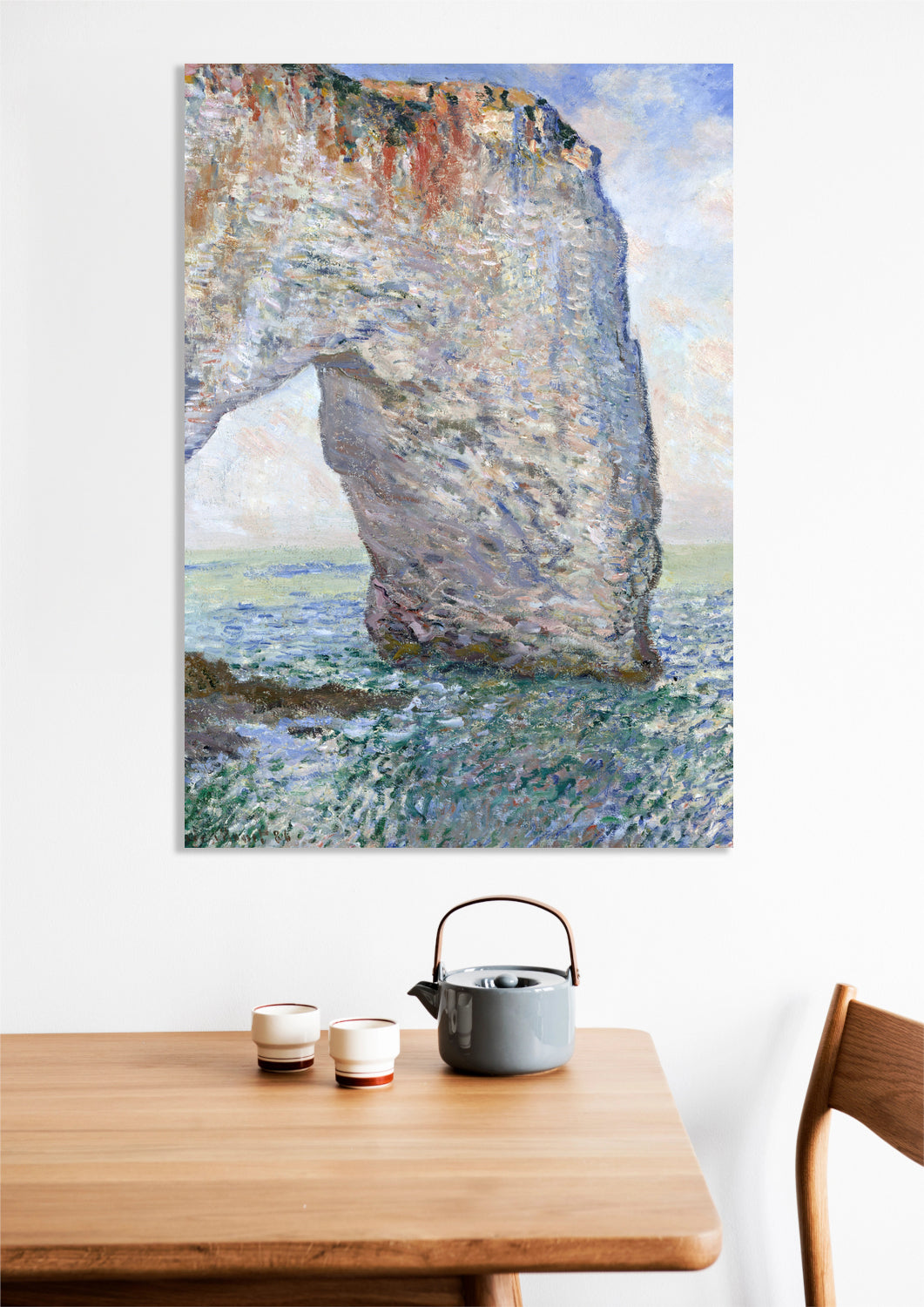 Obraz The Manneporte near Étretat, Monet Vintage