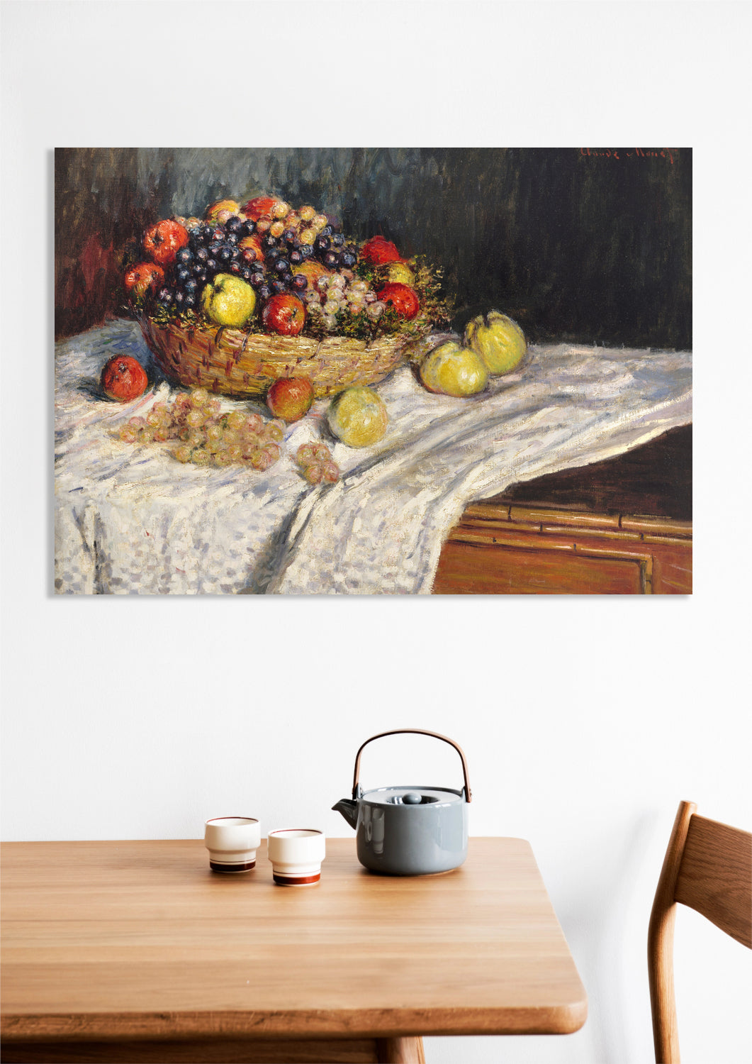 Obraz Apples and Grapes, Monet Vintage do Salonu