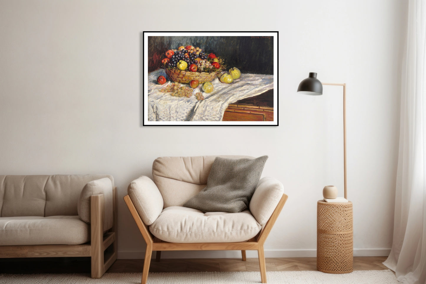Plakat Apples and Grapes, Monet Vintage do Salonu