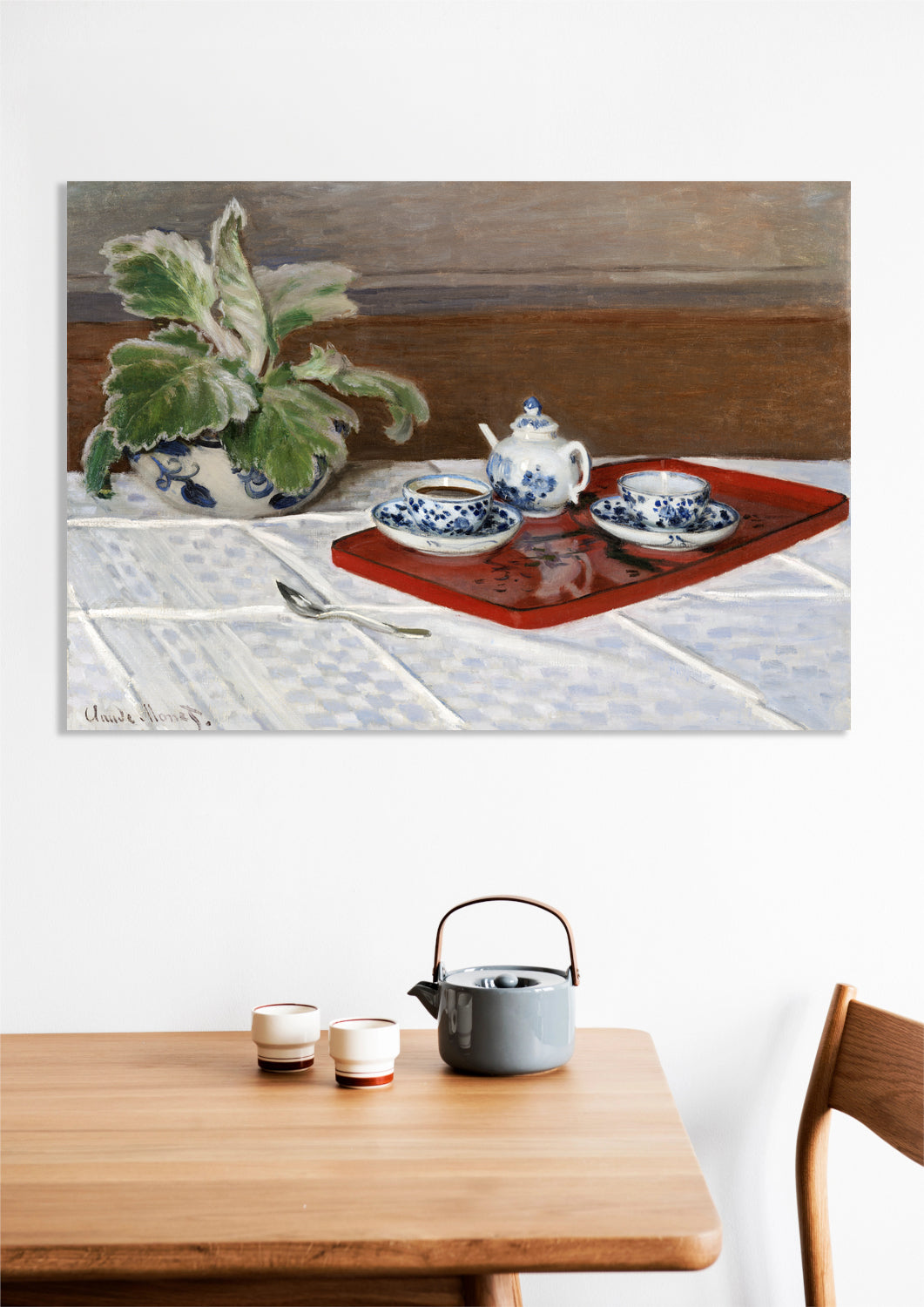 Obraz Tea Service, Monet Vintage do Salonu