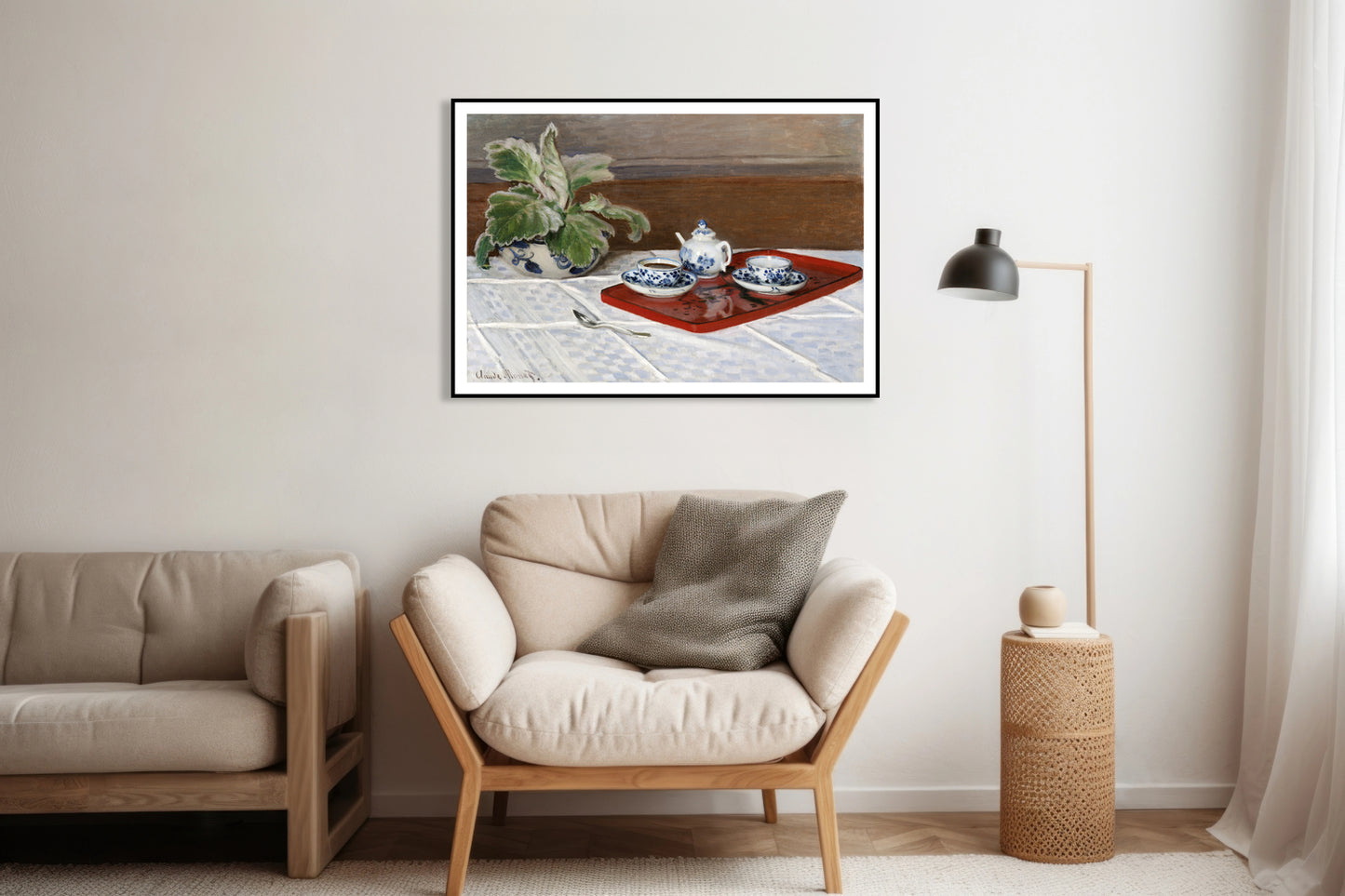 Plakat Tea Service, Monet Vintage do Salonu