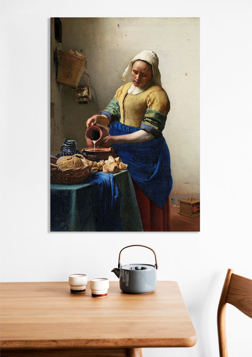 Obraz Mleczarka, Vermeer Vintage do Salonu