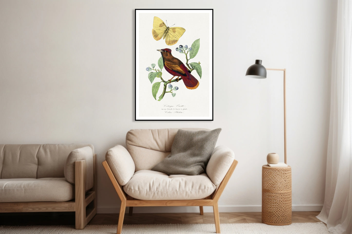 Plakat Skowronki, Paul Gervais Vintage do Salonu