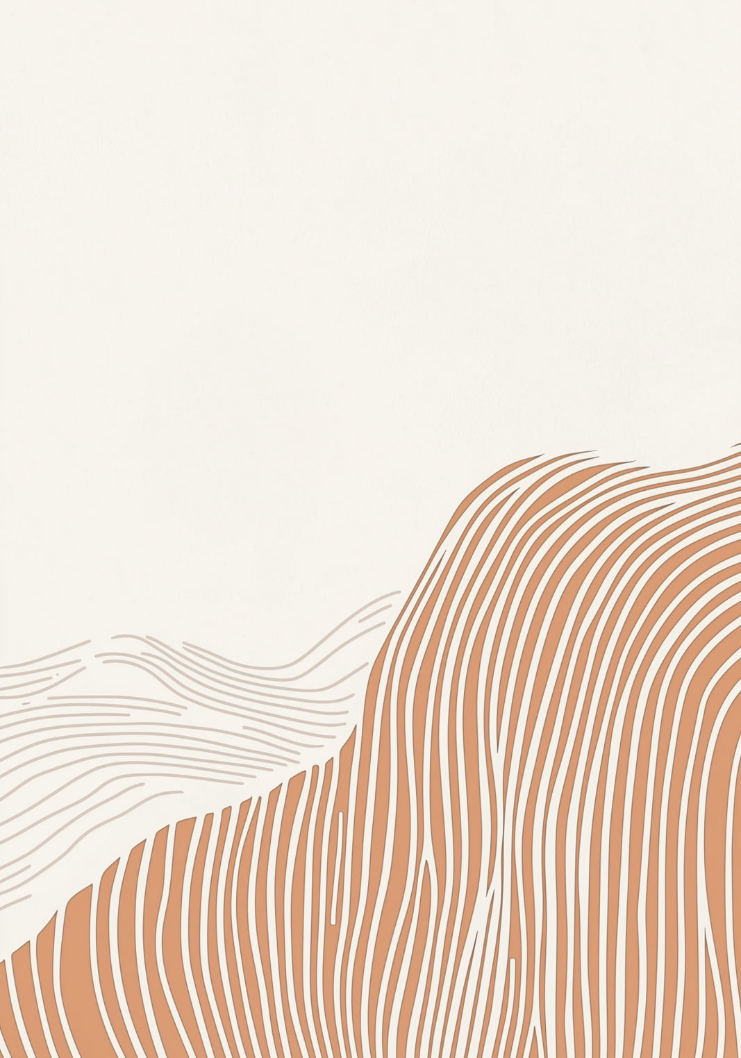 Plakat Minimalistyczny – Subtelne Linia Natury