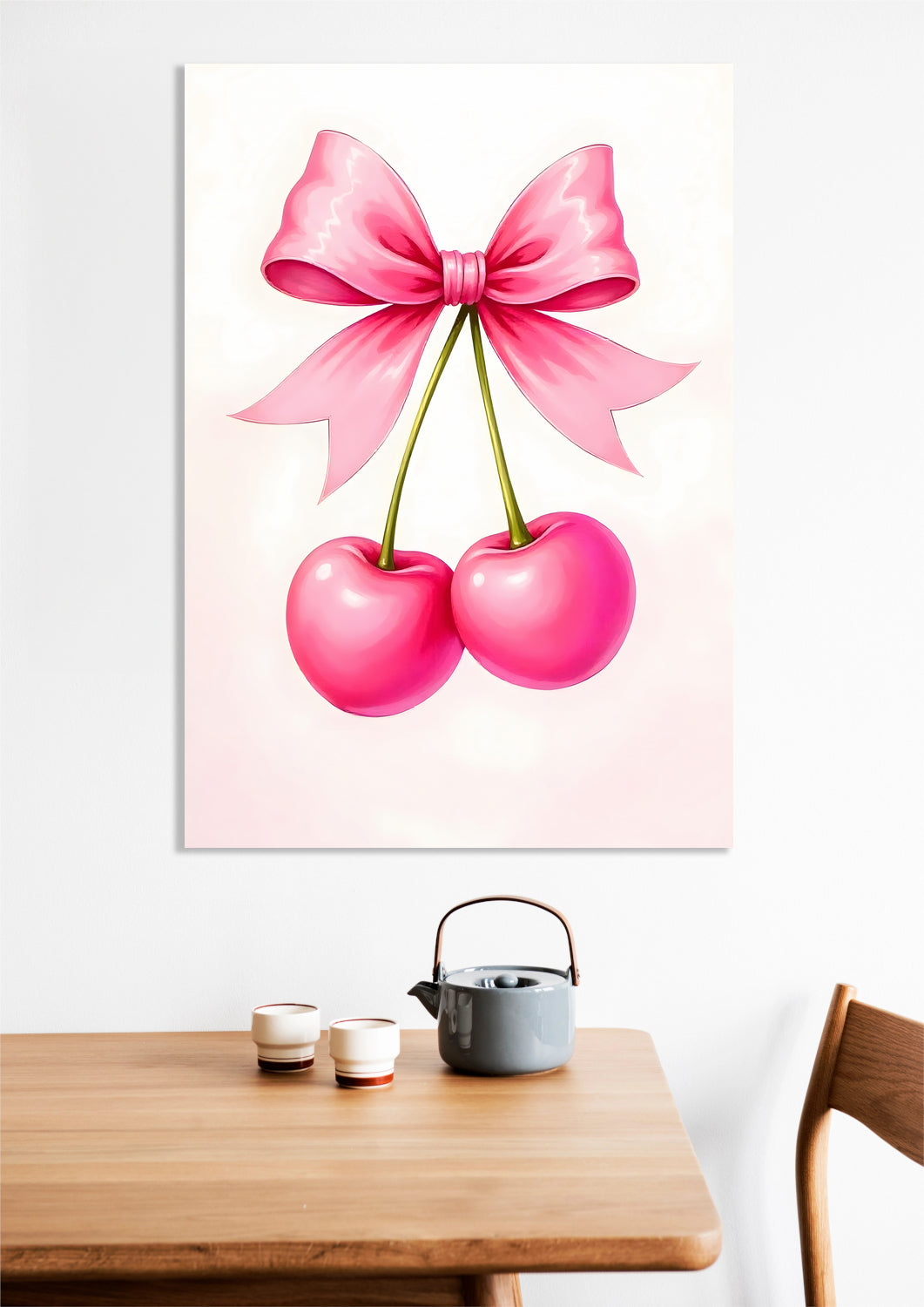 Obraz Nowoczesny Owoce I Cherry I Pop Art Vintage do Salonu