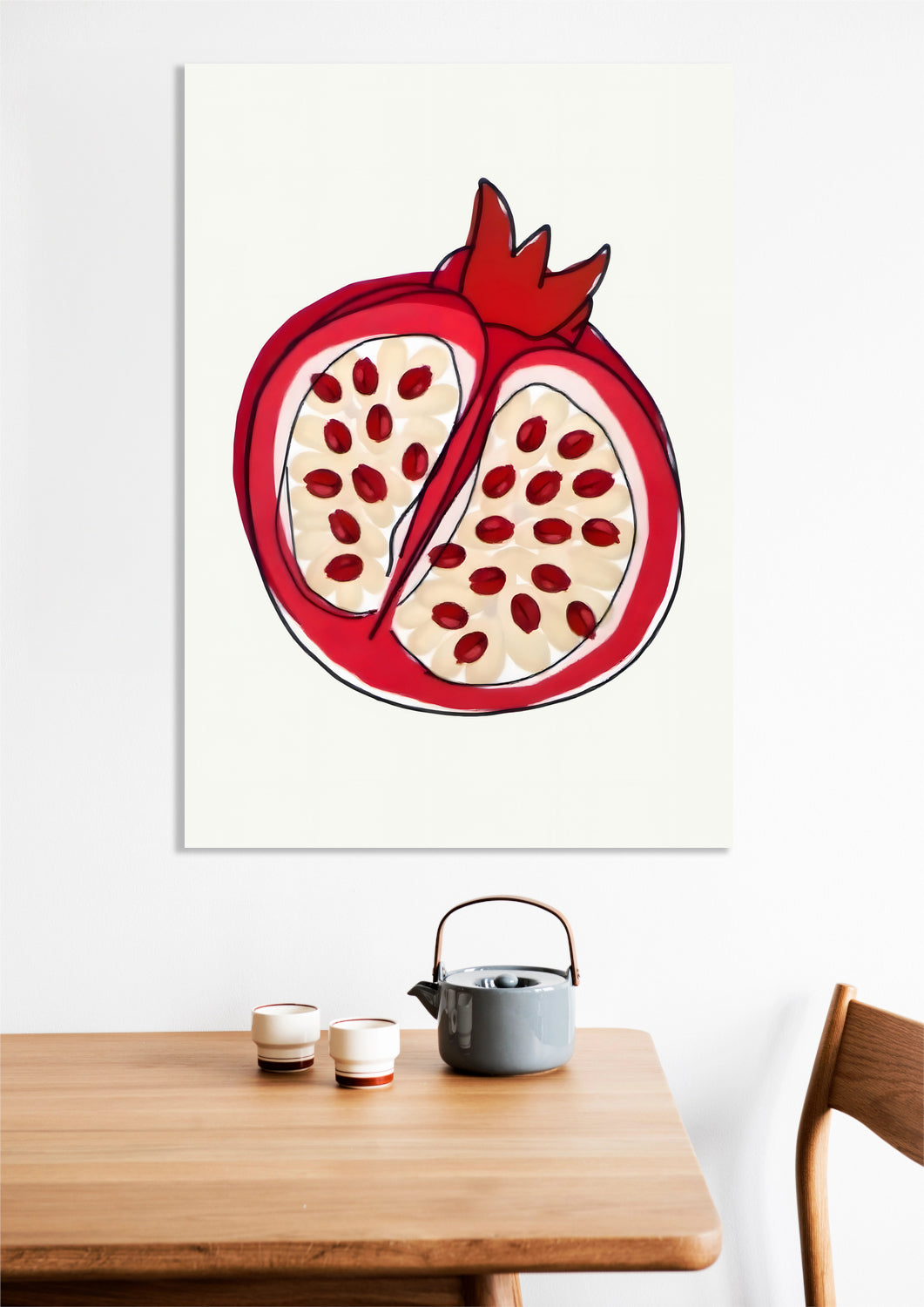 Obraz Nowoczesny Owoce I Granat I Pop Art Vintage