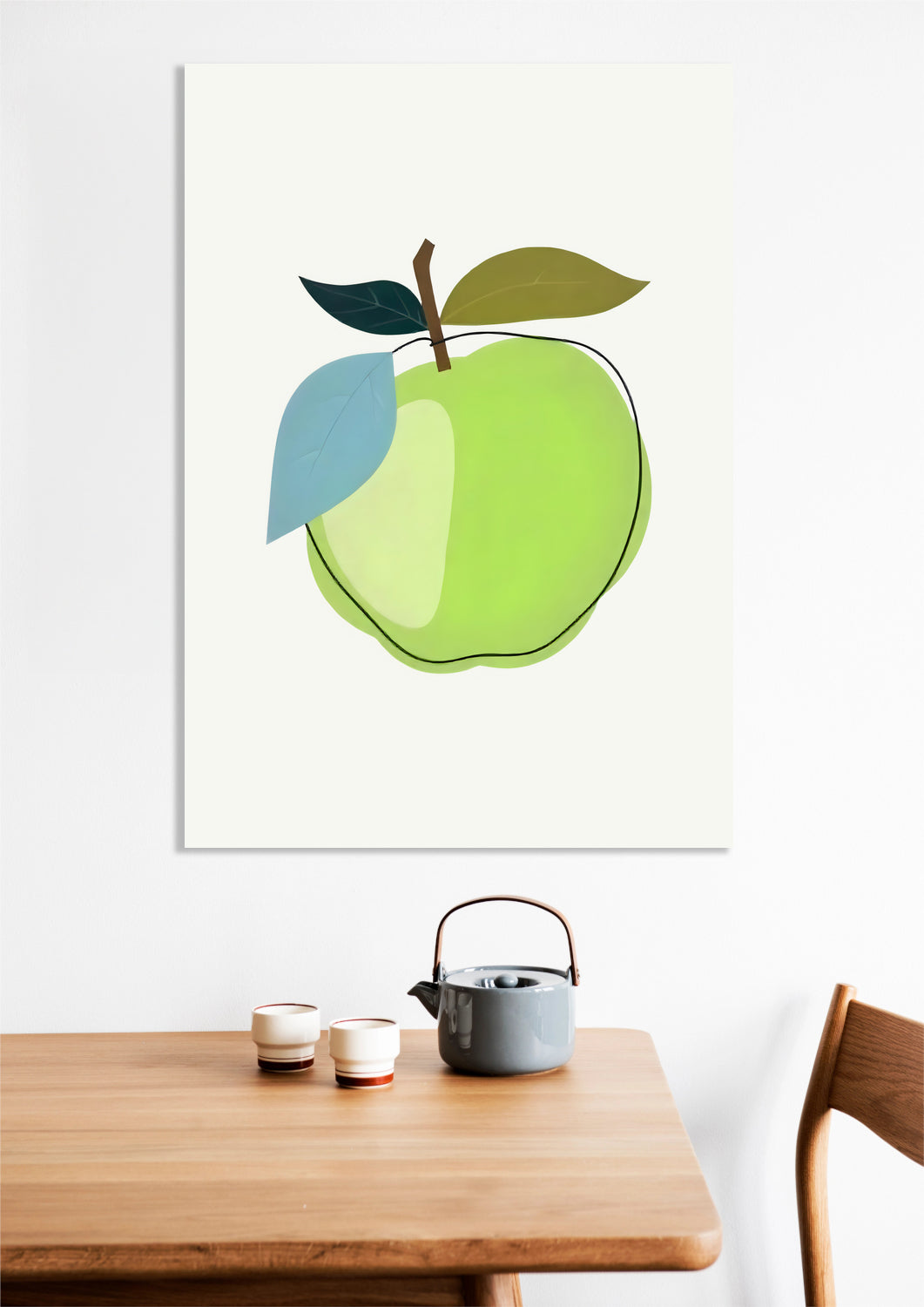 Obraz Nowoczesny Owoce I Jabłko I Pop Art Vintage