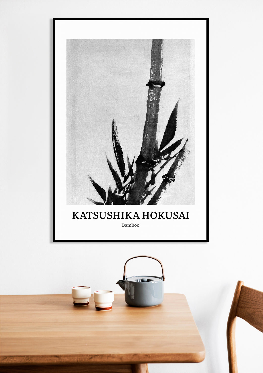 Obraz Design Bamboo, Hokusai Vintage do Salonu