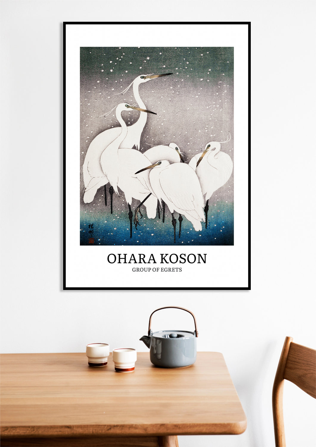 Obraz Design Egrets, Koson Vintage do Salonu