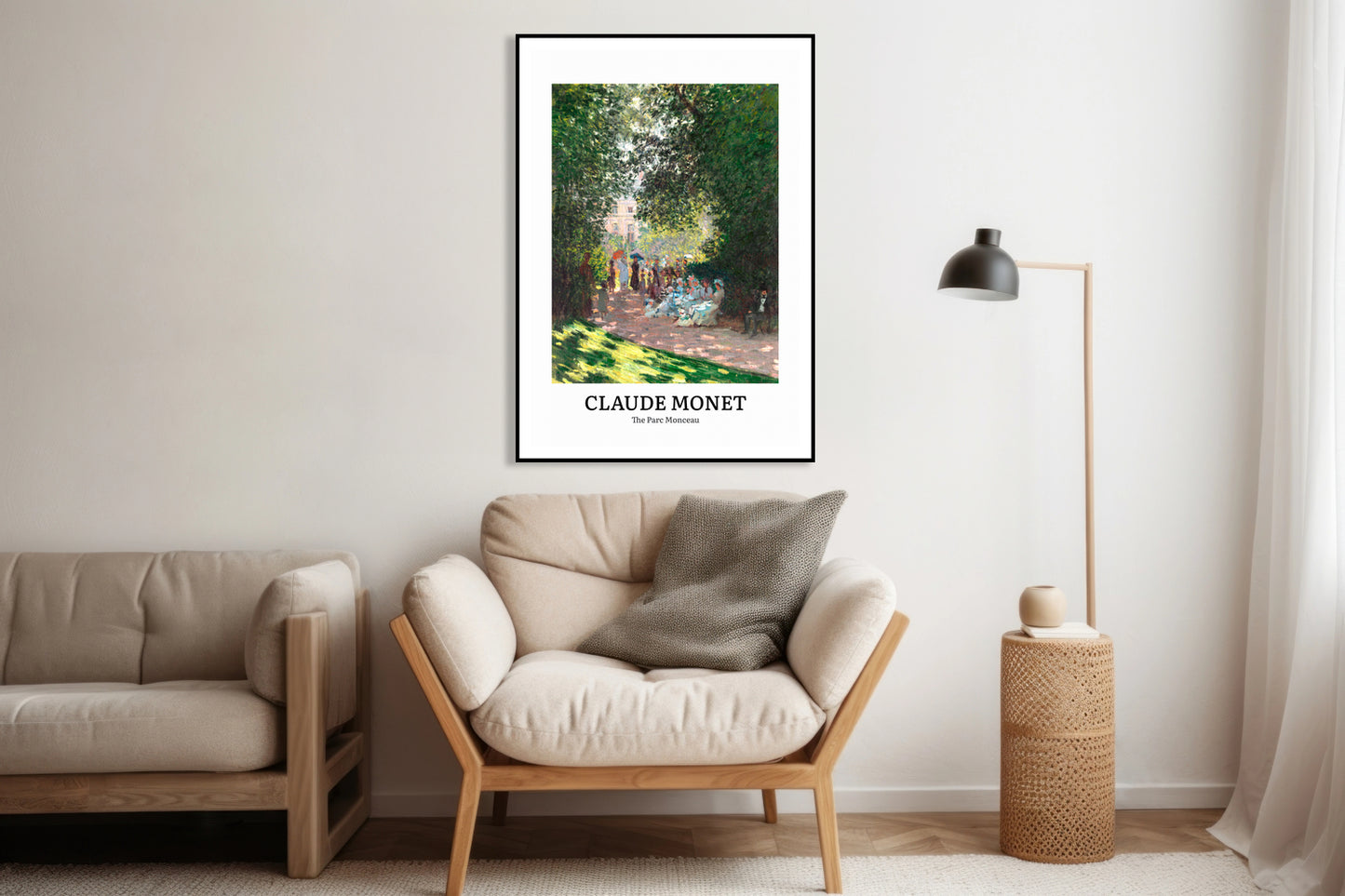 Plakat Design The Parc Monceau, Monet Vintage do Salonu