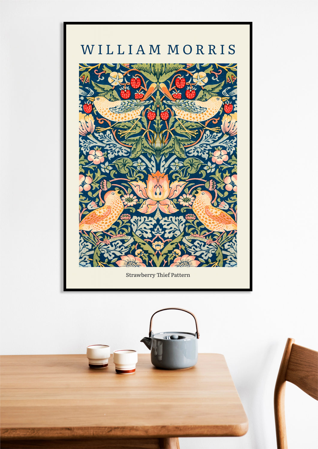 Obraz Design Strawberry Thief, Morris Vintage do Salonu