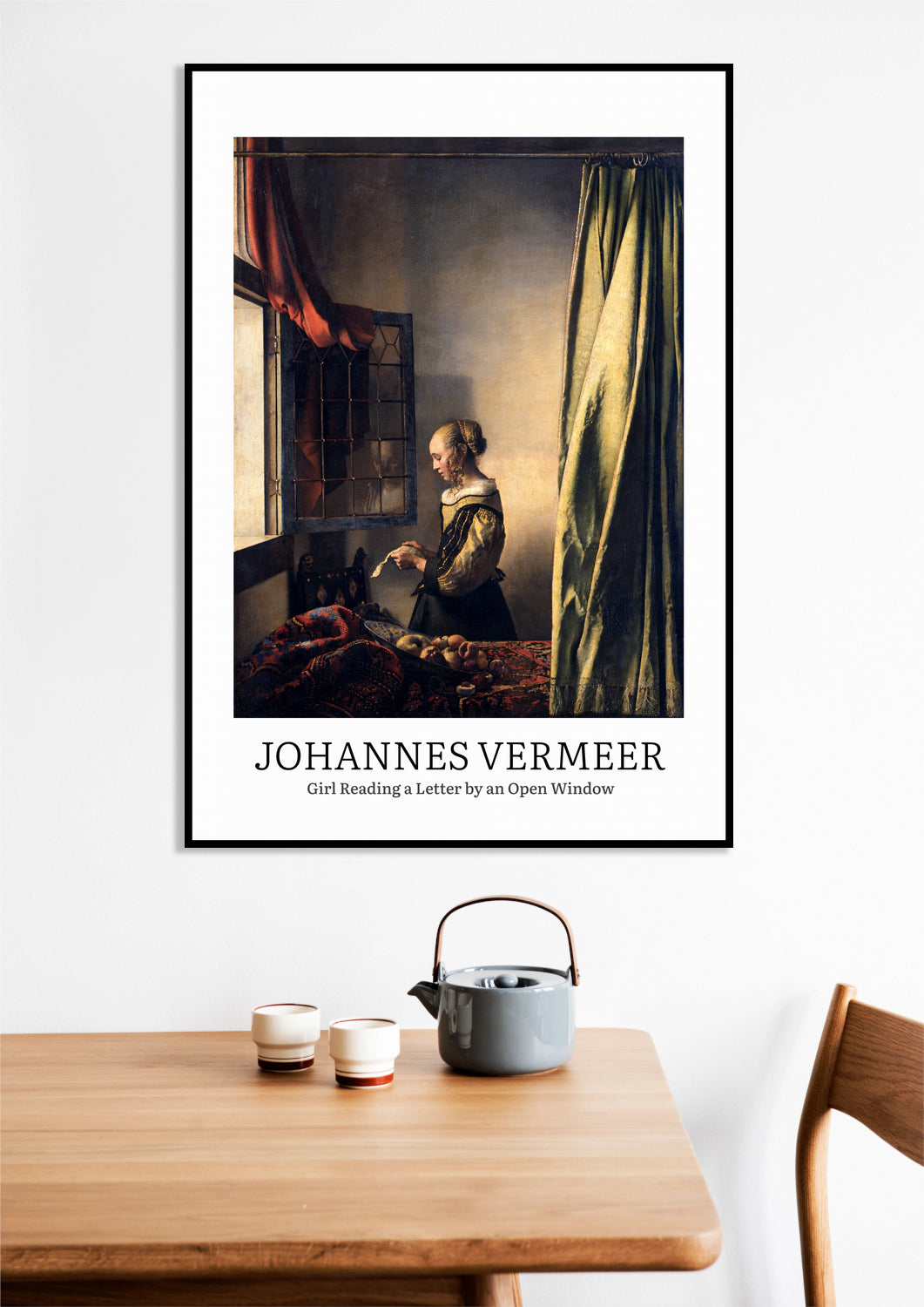 Obraz Design Girl Reading, Vermeer Vintage do Salonu