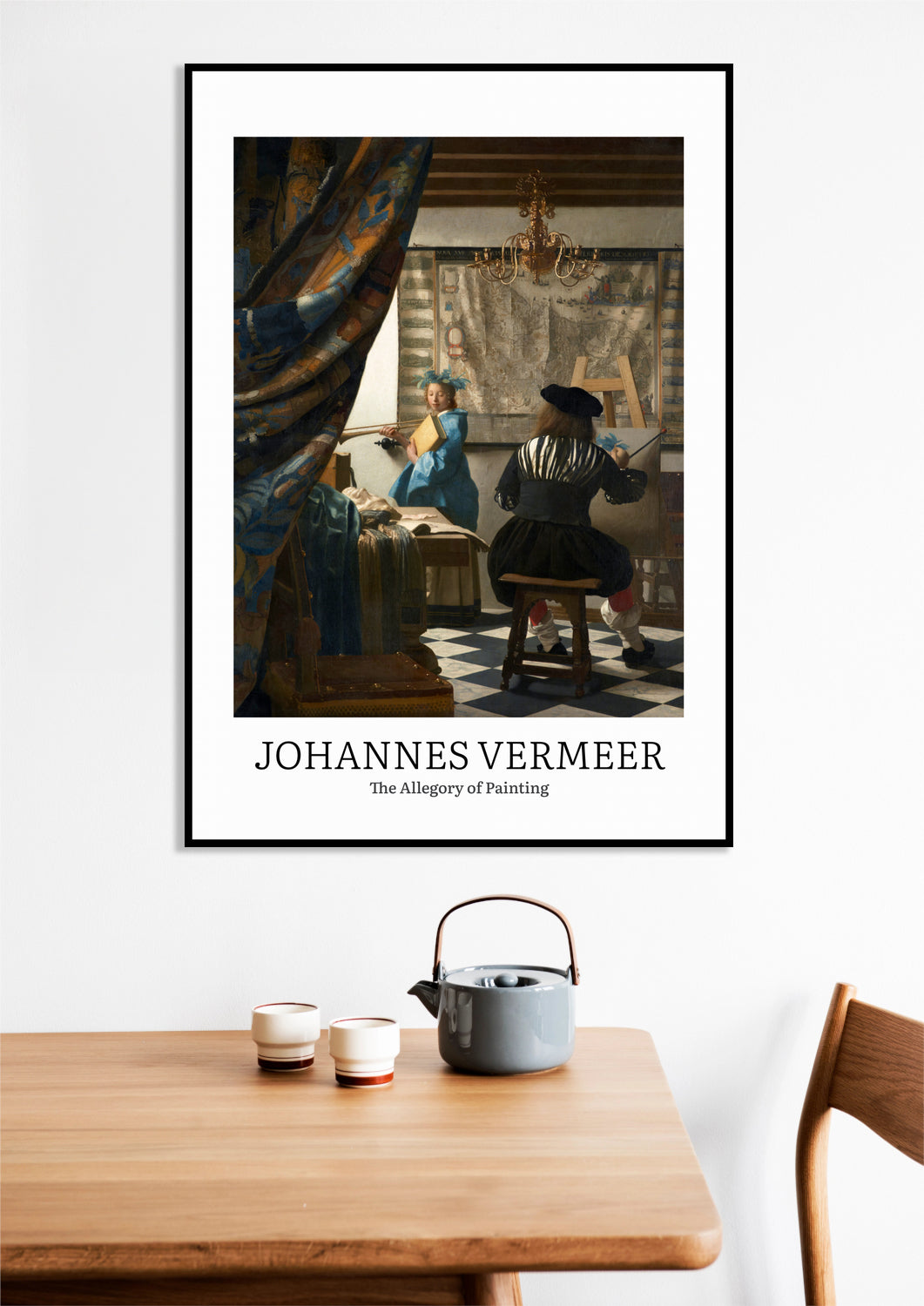 Obraz Design Allegory of Painting, Vermeer Vintage do Salonu