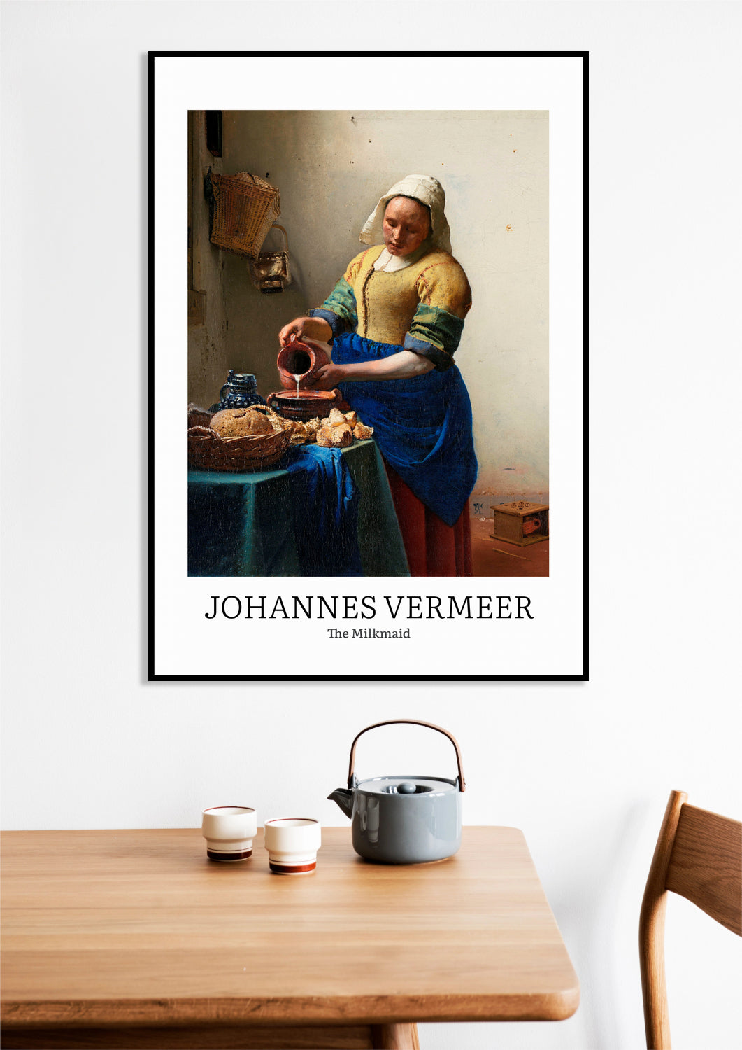 Obraz Design The Milkmaid, Vermeer Vintage do Salonu