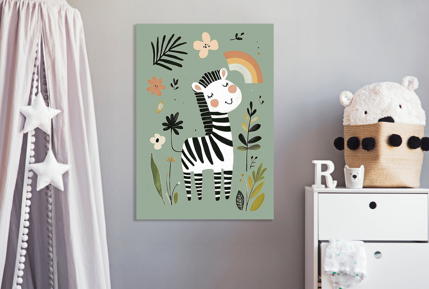 Obraz Wzory dla Dzieci, Dziewczynki i Chłopca - Zebra