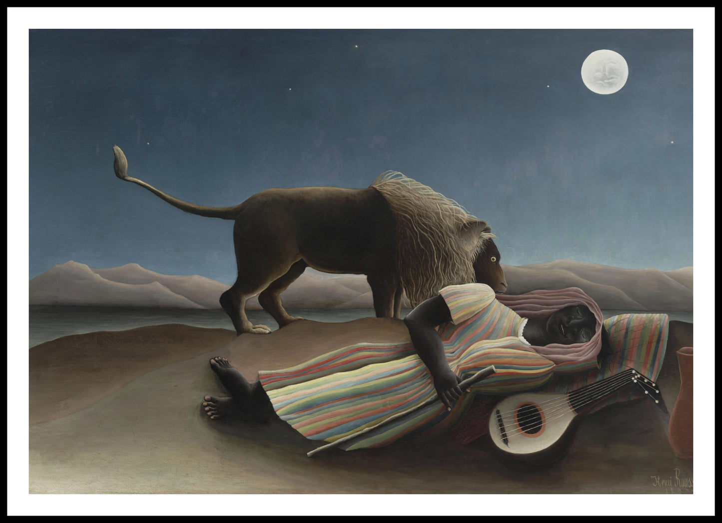 Plakat The Sleeping Gypsy, Rousseau Vintage do Salonu