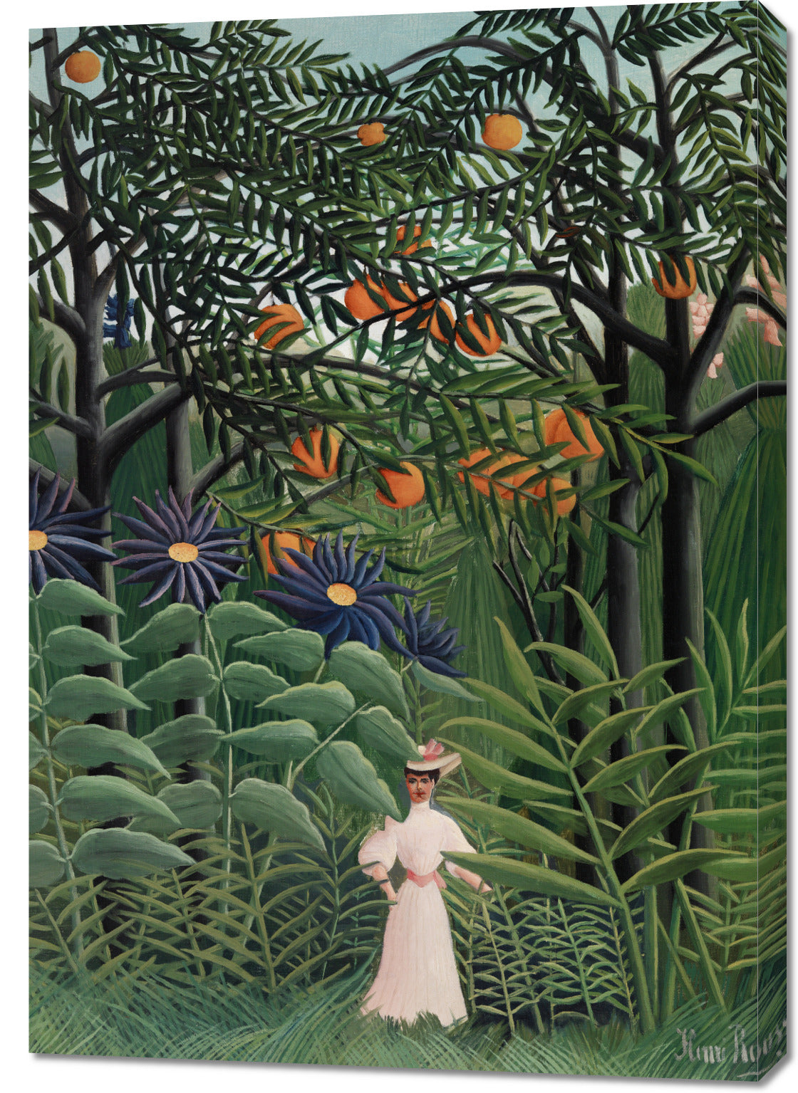 Obraz Woman Walking, Rousseau Vintage do Salonu
