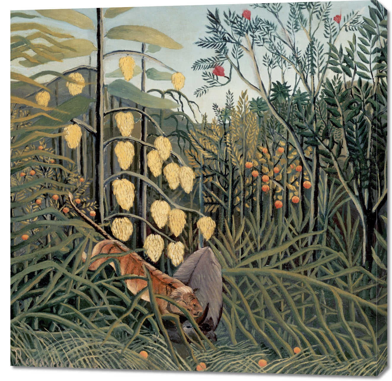 Obraz In a Tropical Forest, Rousseau Vintage do Salonu