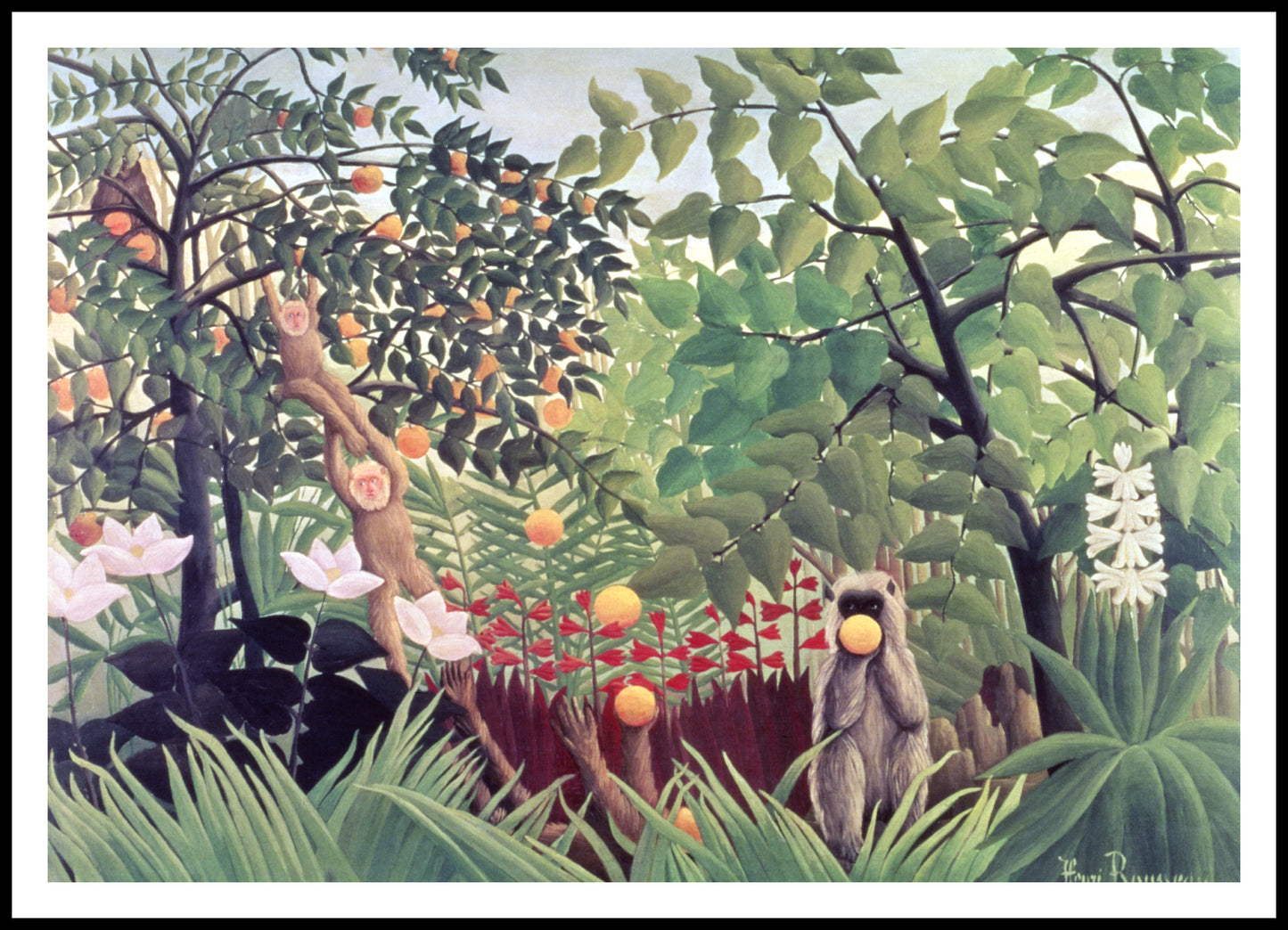 Plakat Exotic Landscape, Rousseau Vintage do Salonu