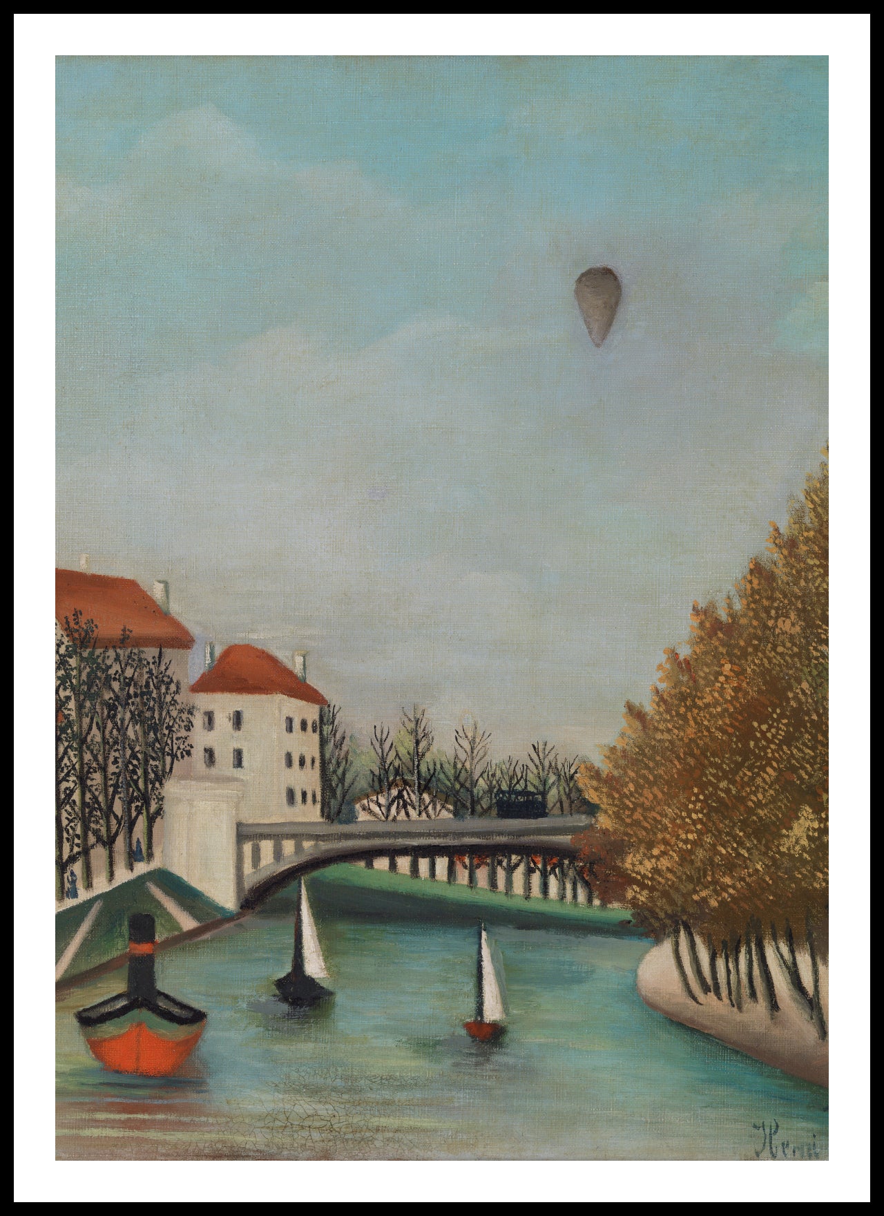 Plakat Pont de Sèvres, Rousseau Vintage do Salonu