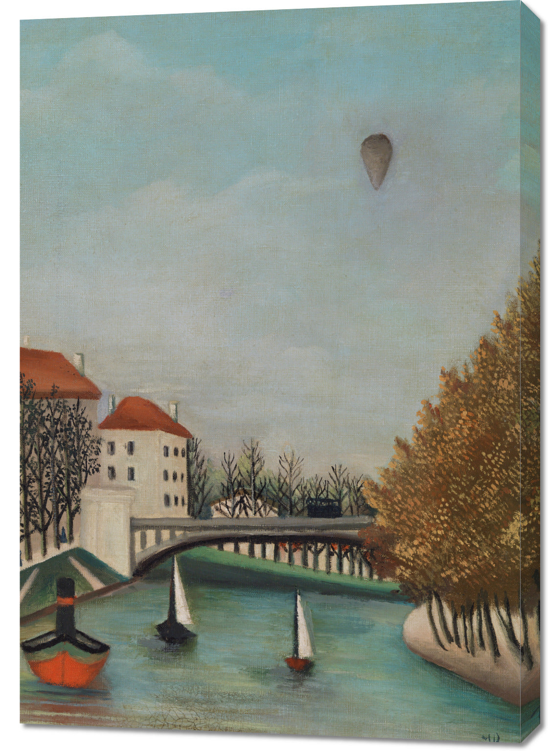 Obraz Pont de Sèvres, Rousseau Vintage do Salonu