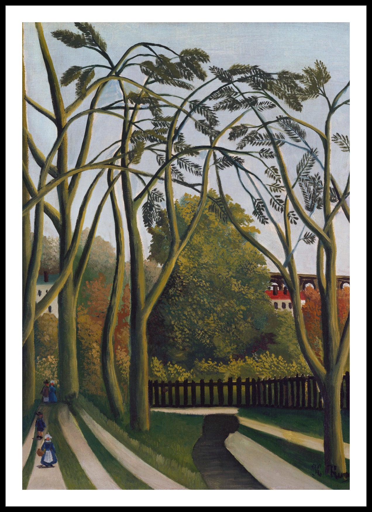 Plakat Bièvre near Bicêtre, Rousseau Vintage do Salonu