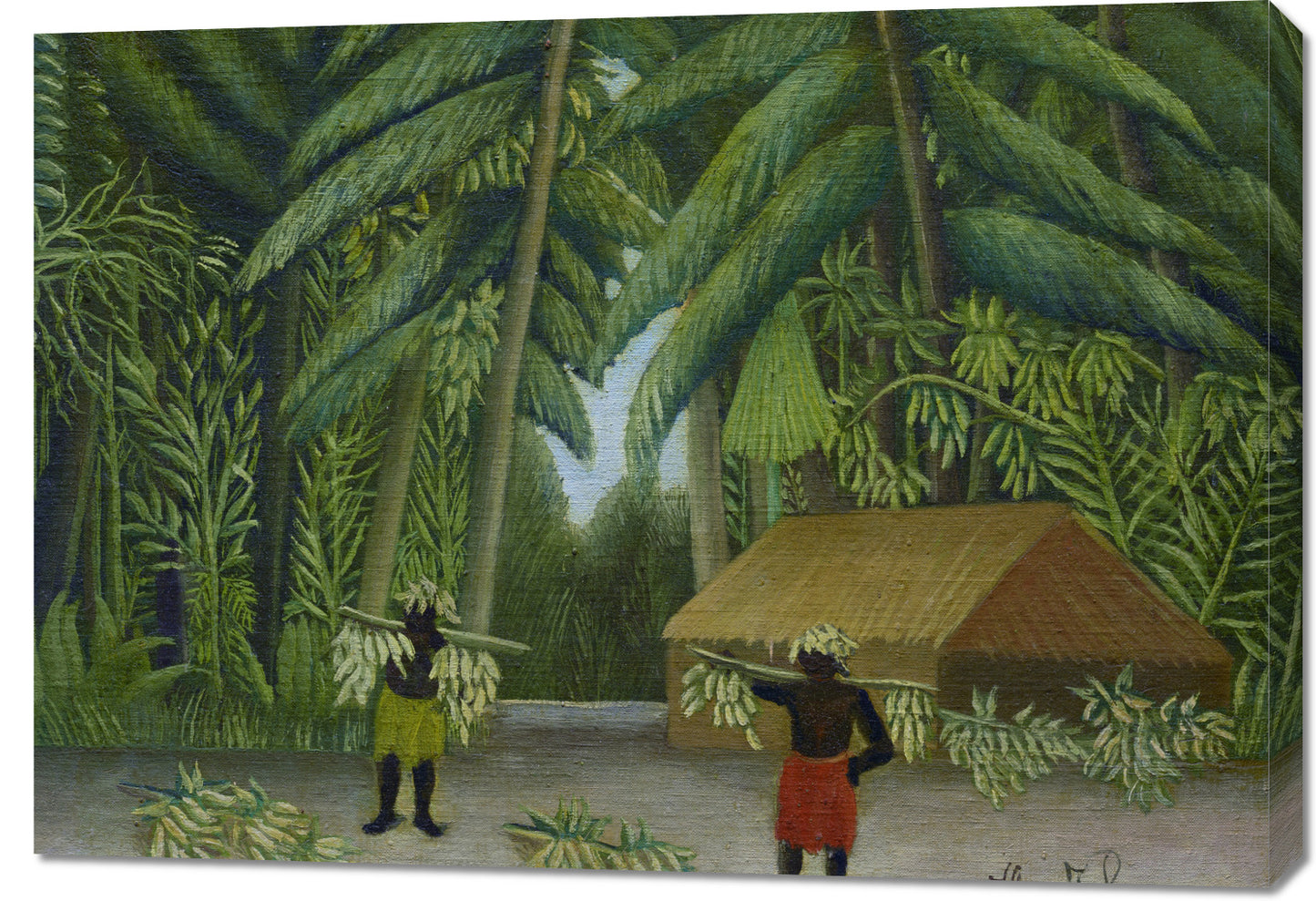 Obraz Banana Harvest, Rousseau Vintage do Salonu