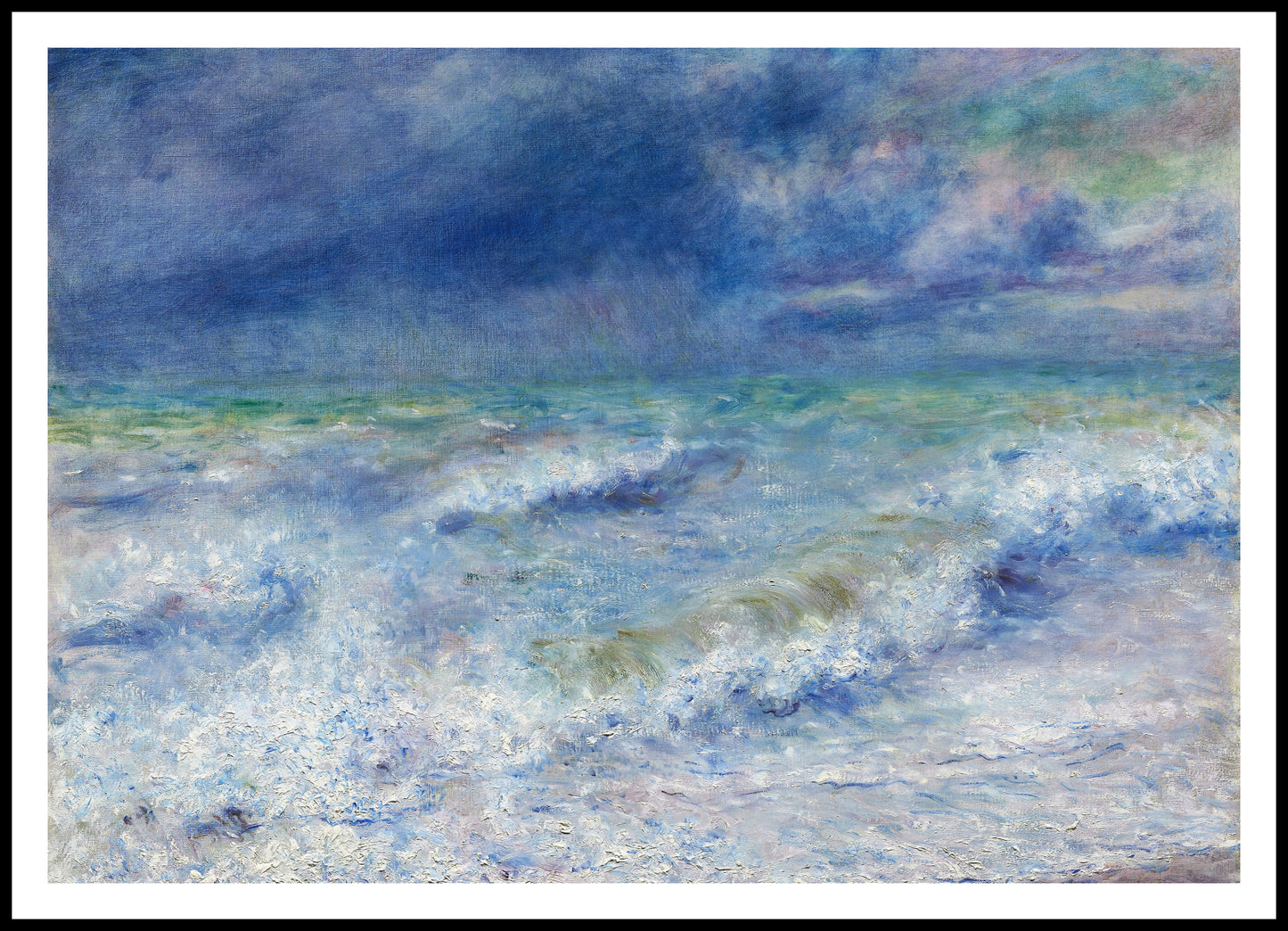 Plakat Seascape, Pierre-Auguste Renoir Vintage do Salonu