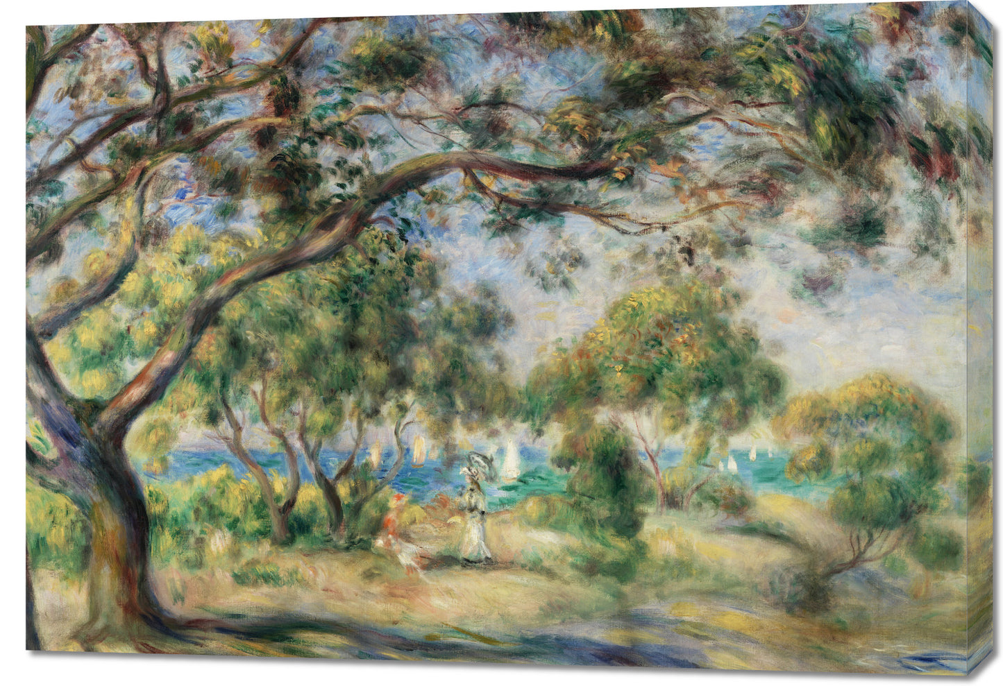 Obraz Paysage, Pierre-Auguste Renoir Vintage do Salonu