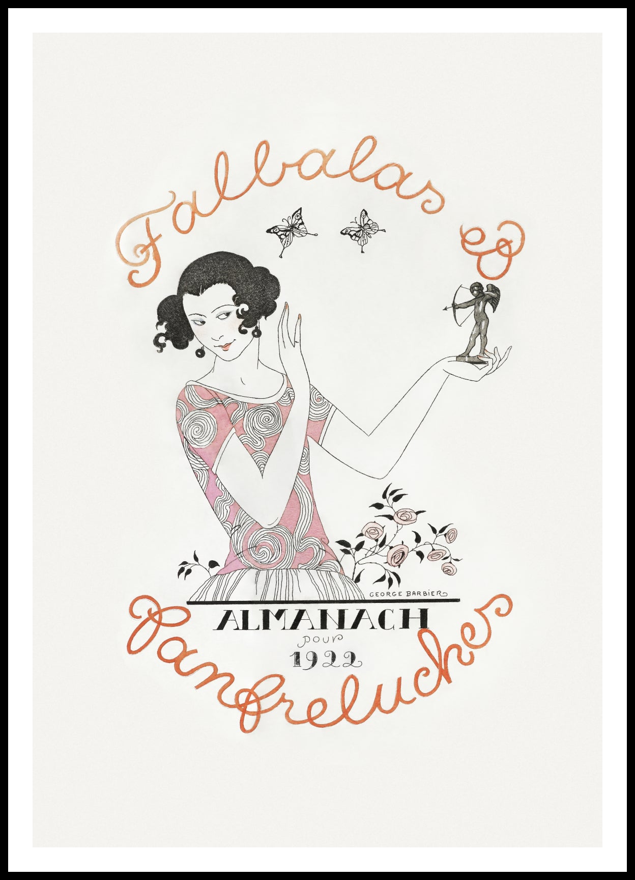 Plakat Almanach des Modes, Barbier Vintage do Salonu