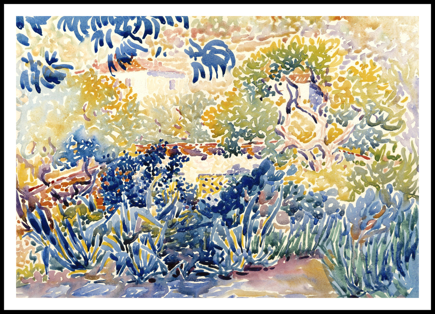 Plakat The Artist's Garden, Henri-Edmond Cross do Salonu