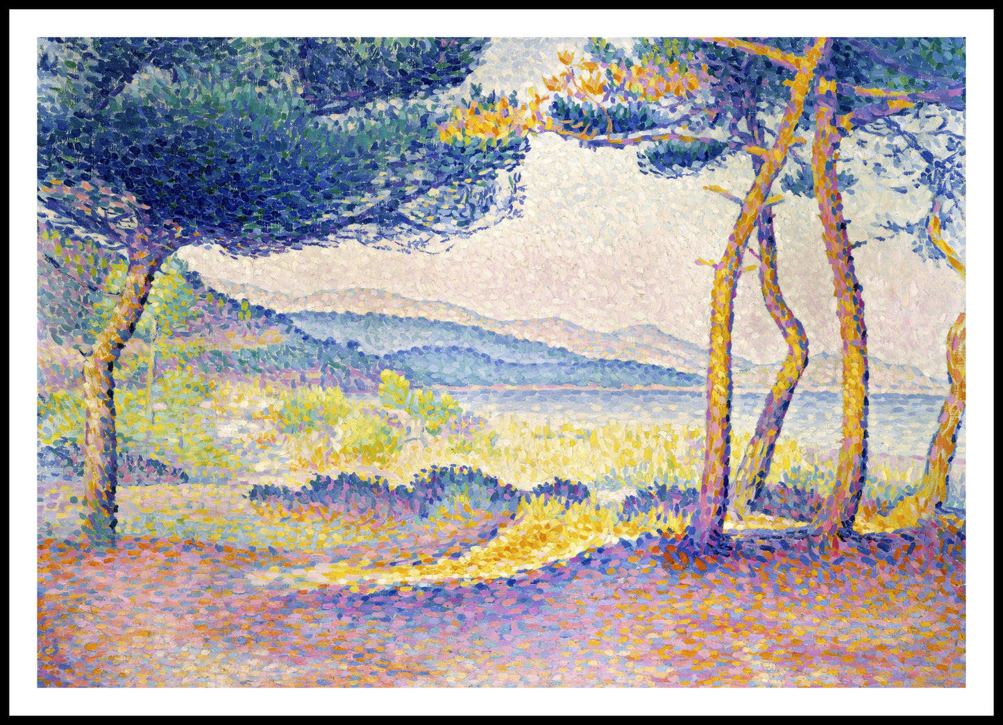 Plakat Pines Along the Shore, Henri-Edmond Cross do Salonu