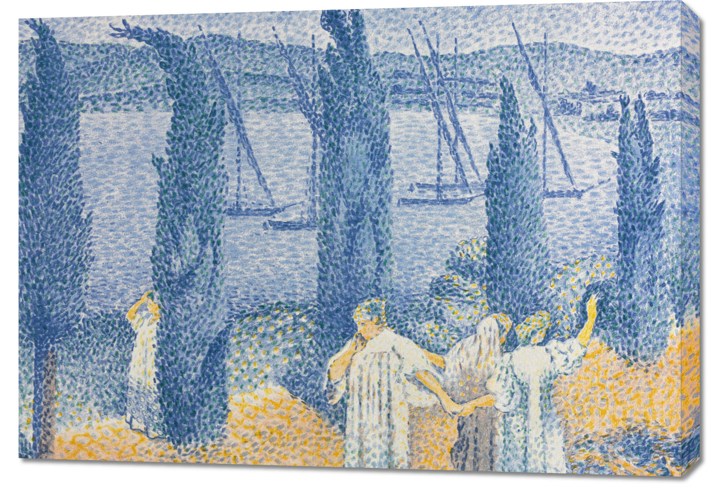 Obraz The Promenade, Henri-Edmond Cross Vintage do Salonu