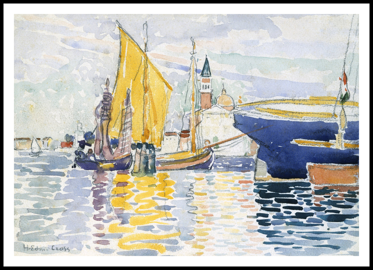 Plakat Venice-The Giudecca, Henri-Edmond Cross do Salonu